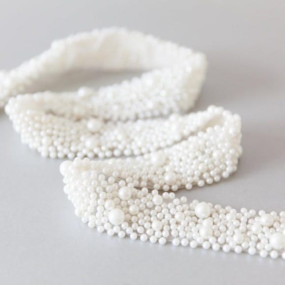 Beaded Pearl Sash